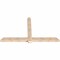 Ekena Millwork Eugene Smooth Timber Gable Bracket, Douglas Fir, 84"W x 49"H x 3 1/2"D x 5 1/2"F, 14/12 Pitch GBW084X49X0406EUG00SDF - alternate 4
